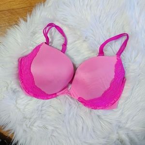 VS "Very Sexy" Bright Pink Lace Push-up